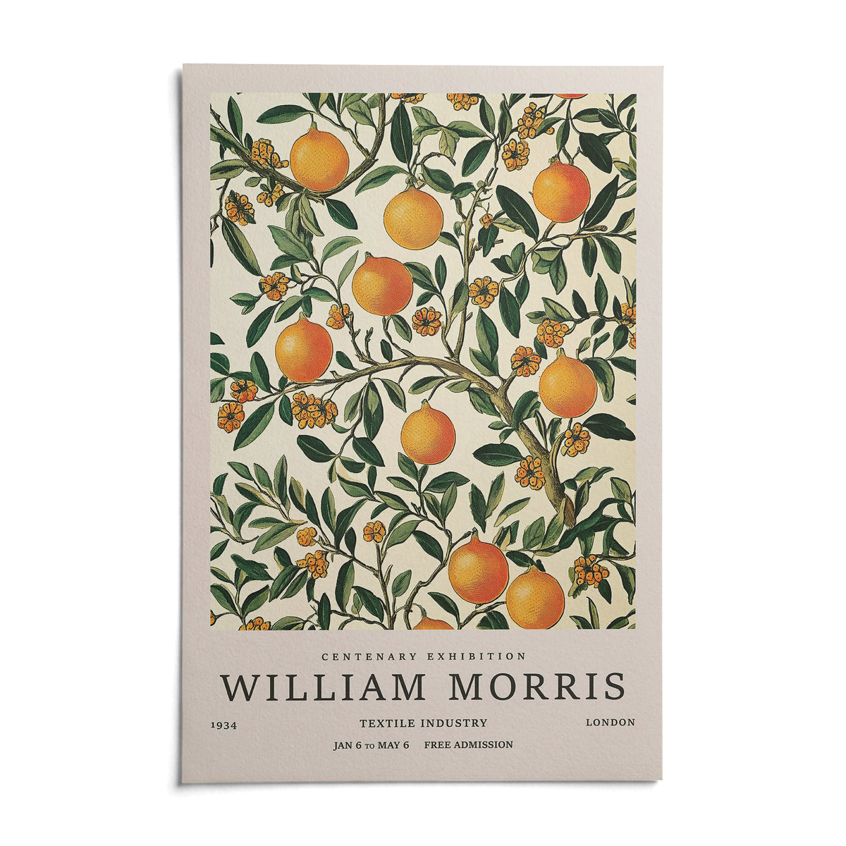 Large Vintage Posters, shown as an unframed paper print on a plain white background