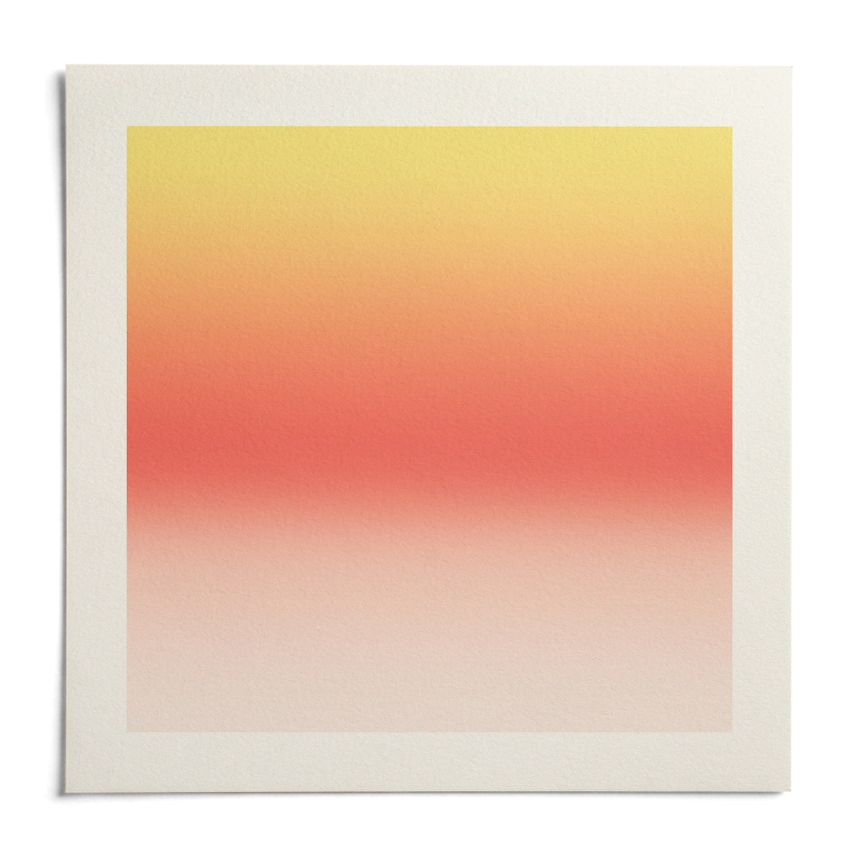 Lemon Sunset Print, shown as an unframed paper print on a plain white background