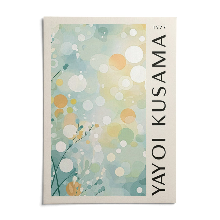 Light Blue Wall Decor, shown as an unframed paper print on a plain white background