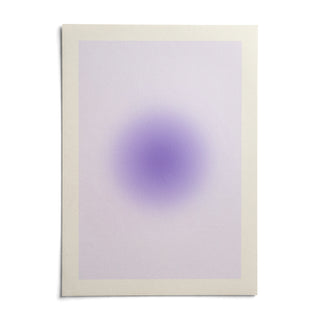 Lilac Wall Art, shown as an unframed paper print on a plain white background