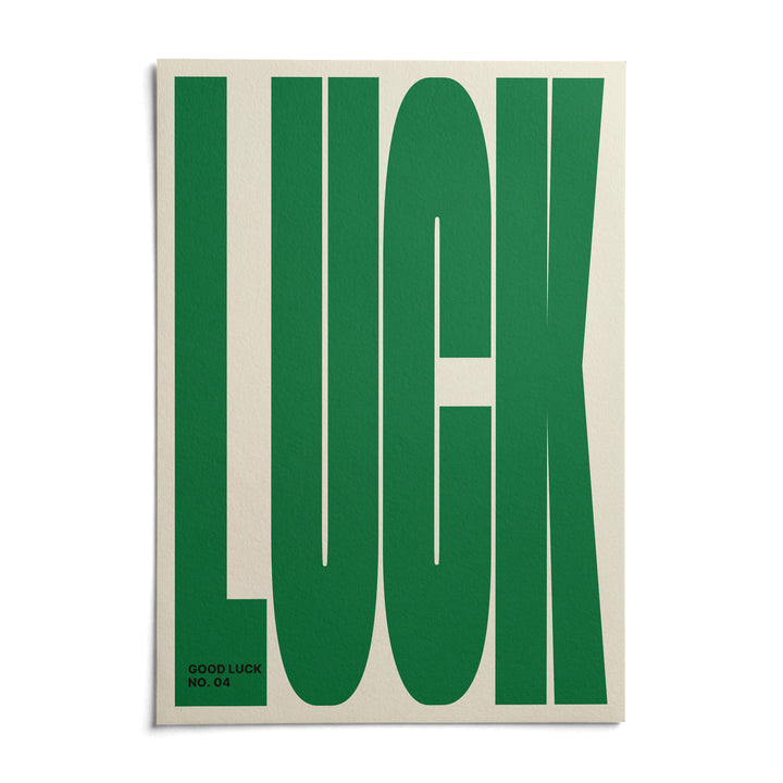 Lucky Gifts, shown as an unframed paper print on a plain white background