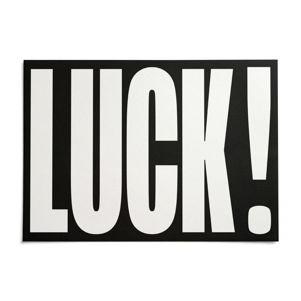 Lucky Gifts, shown as an unframed paper print on a plain white background