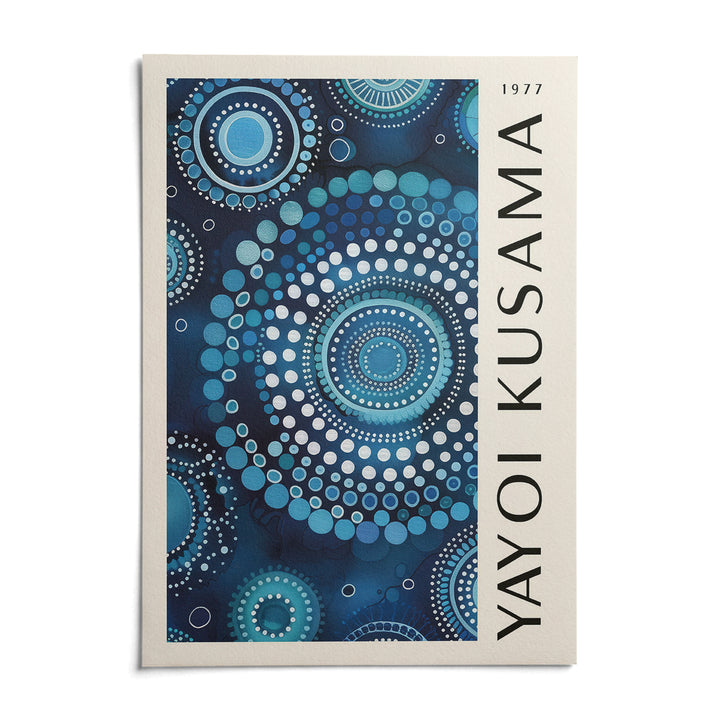 Mandala Wall Art, shown as an unframed paper print on a plain white background