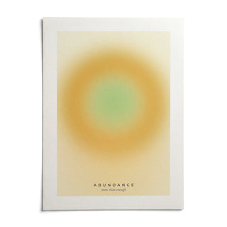Manifestation Wall Art, shown as an unframed paper print on a plain white background