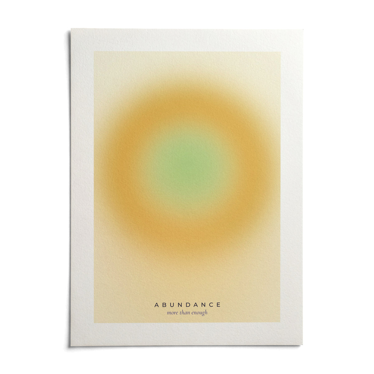 Manifestation Wall Art, shown as an unframed paper print on a plain white background