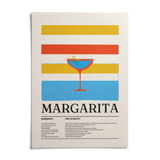 Margarita Wall Art, shown as an unframed paper print on a plain white background