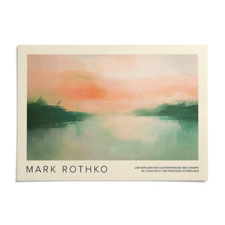 Mark Rothko Poster, shown as an unframed paper print on a plain white background