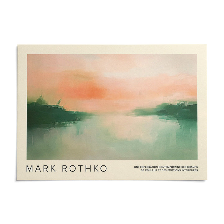 Mark Rothko Poster, shown as an unframed paper print on a plain white background