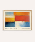 mark rothko art print with bold colour blocks