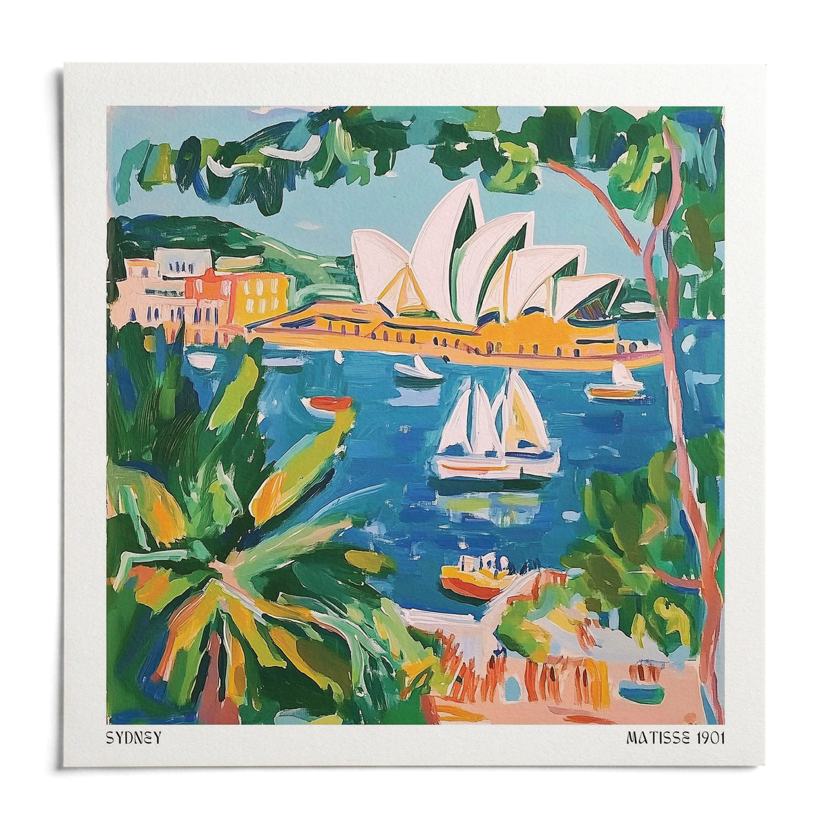 Matisse Art for Sale, shown as an unframed paper print on a plain white background