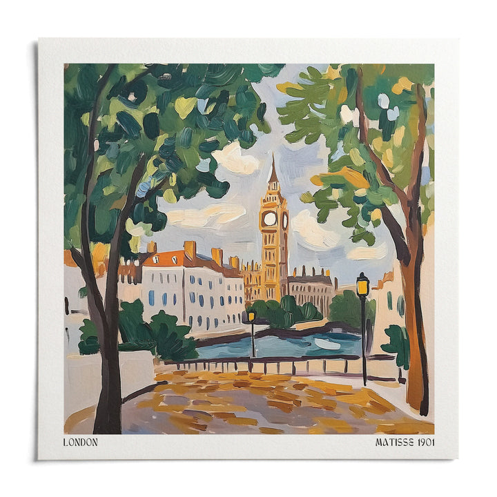 Matisse Prints for Sale, shown as an unframed paper print on a plain white background