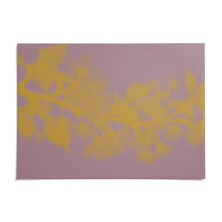 Mauve Cherry Blossom Print, shown as an unframed paper print on a plain white background