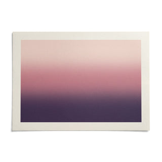 Mauve Print, shown as an unframed paper print on a plain white background