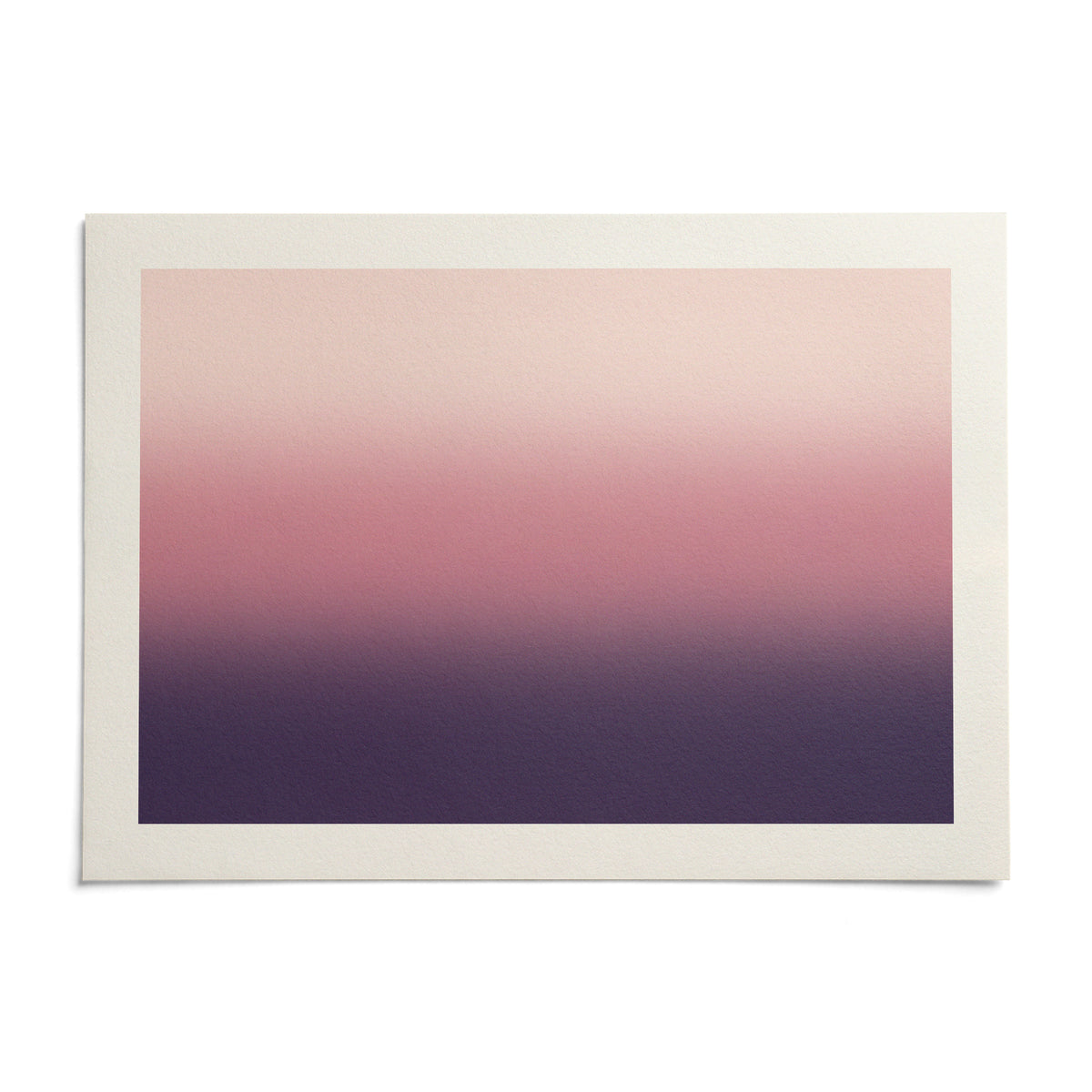 Mauve Print, shown as an unframed paper print on a plain white background