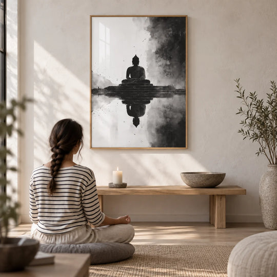 Meditationskunstdruck