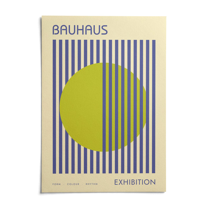 Mid Century Modern Art, shown as an unframed paper print on a plain white background