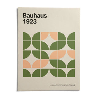 Mid Century Modern Wall Art, shown as an unframed paper print on a plain white background