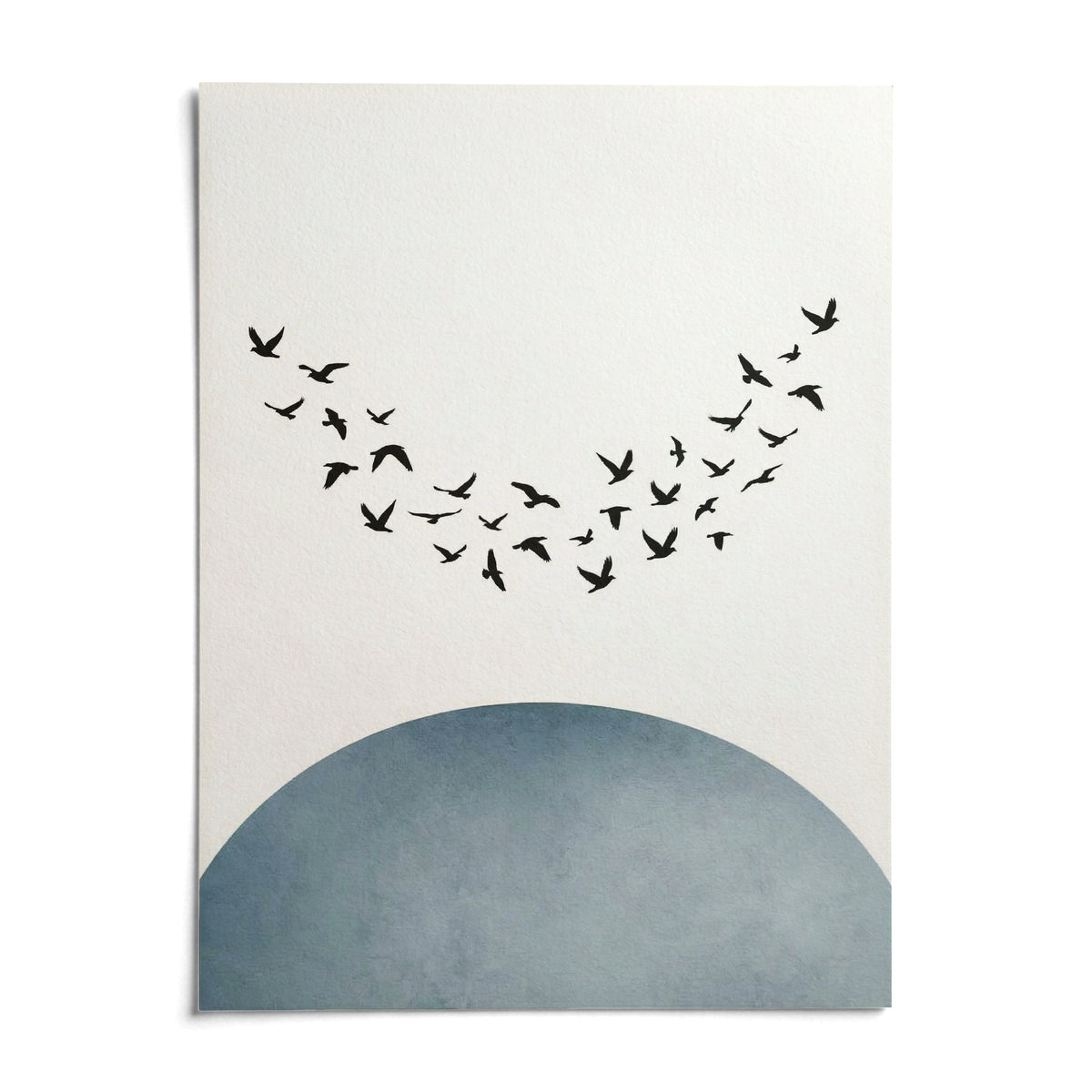 Minimal Wall Decor, shown as an unframed paper print on a plain white background