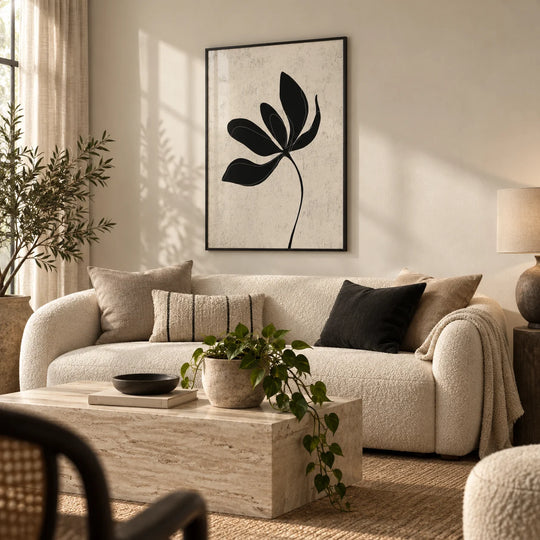 Botanische Silhouette