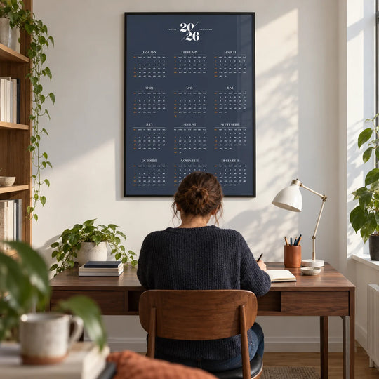 Calendrier minimaliste