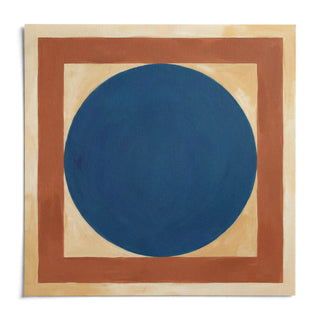 Minimalist Circle Art, shown as an unframed paper print on a plain white background