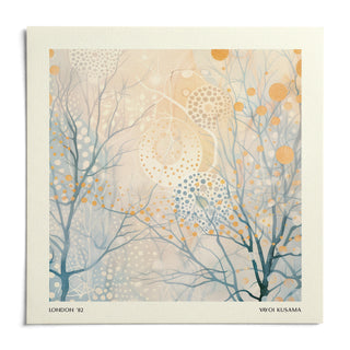 Minimalist Poster Art, shown as an unframed paper print on a plain white background