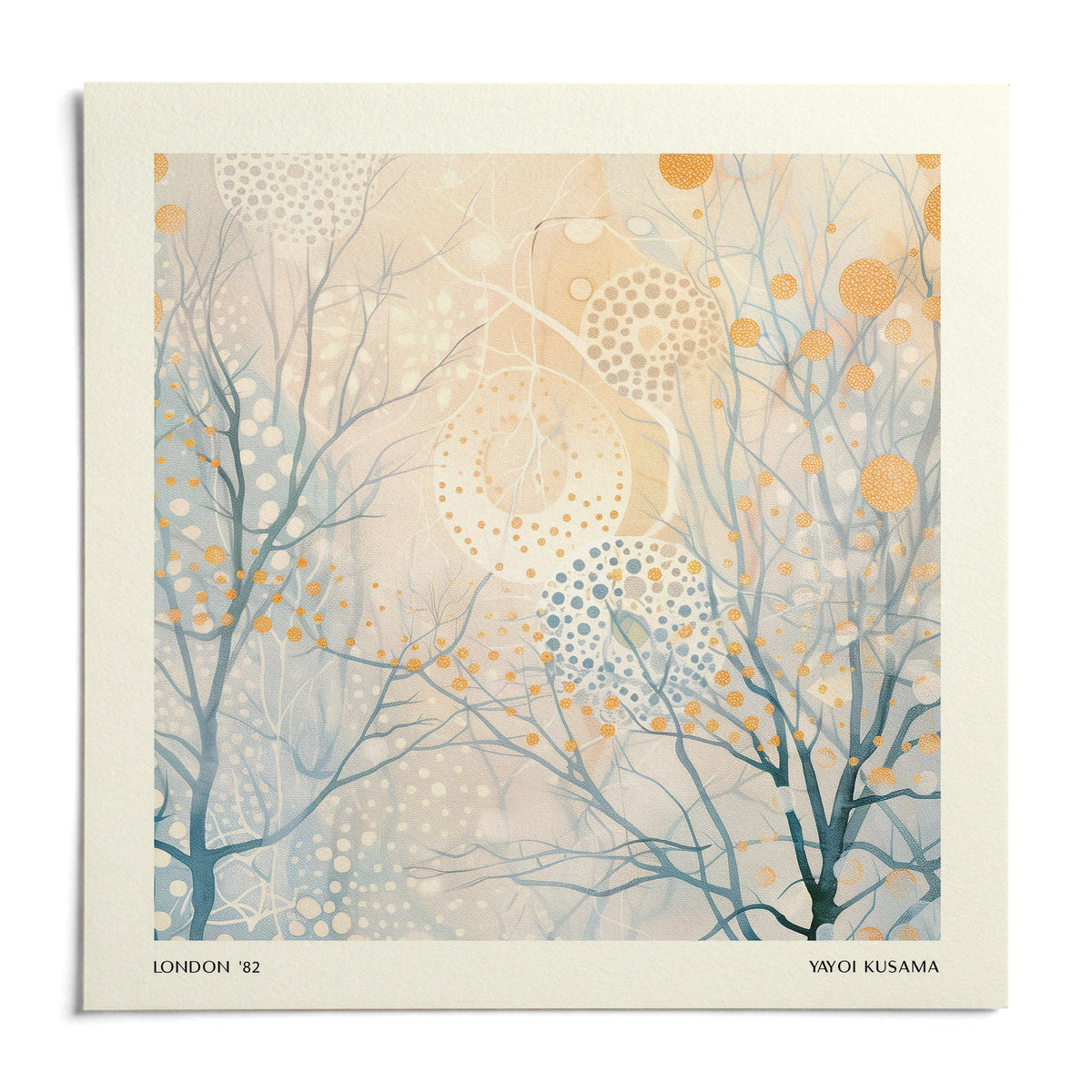 Minimalist Poster Art, shown as an unframed paper print on a plain white background