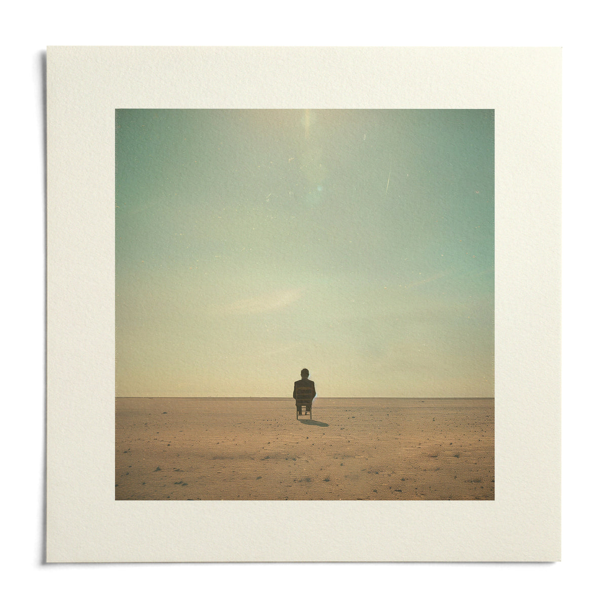 Minimalist Surrealism Art, shown as an unframed paper print on a plain white background