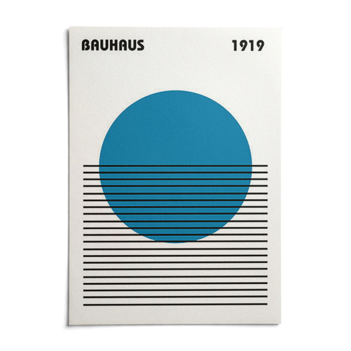 Minimlist Art, shown as an unframed paper print on a plain white background