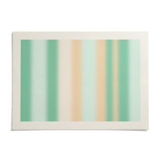 Mint Green Wall Art, shown as an unframed paper print on a plain white background