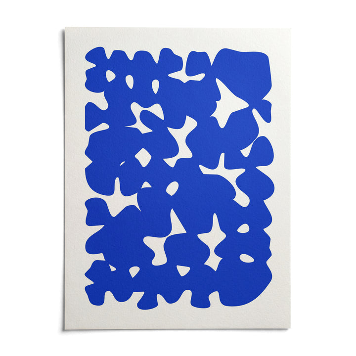 Modern Abstract Art, shown as an unframed paper print on a plain white background