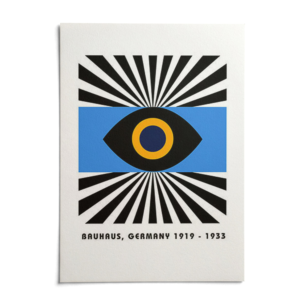 Modern Art Geometric, shown as an unframed paper print on a plain white background
