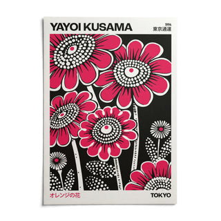 Modern Floral Wall Art, shown as an unframed paper print on a plain white background
