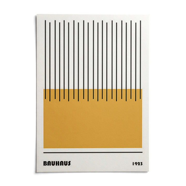 Modern Geometric Art, shown as an unframed paper print on a plain white background