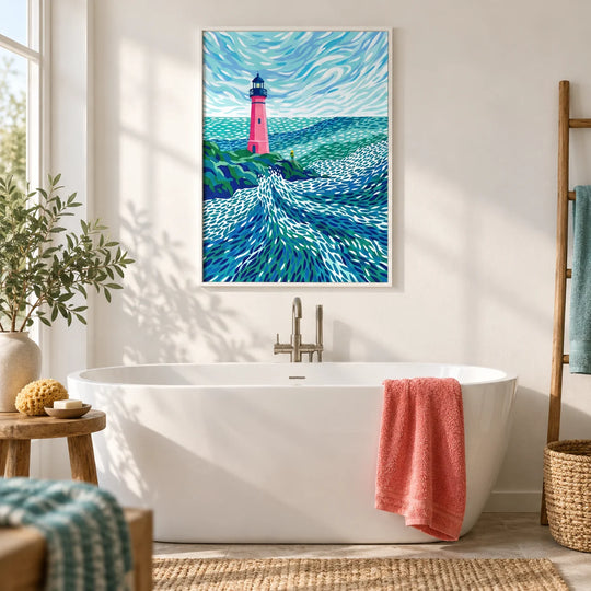 Arte moderno de faros
