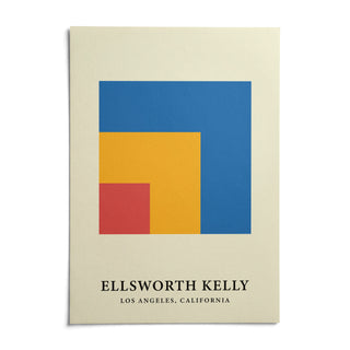 Modern Minimal Wall Art, shown as an unframed paper print on a plain white background