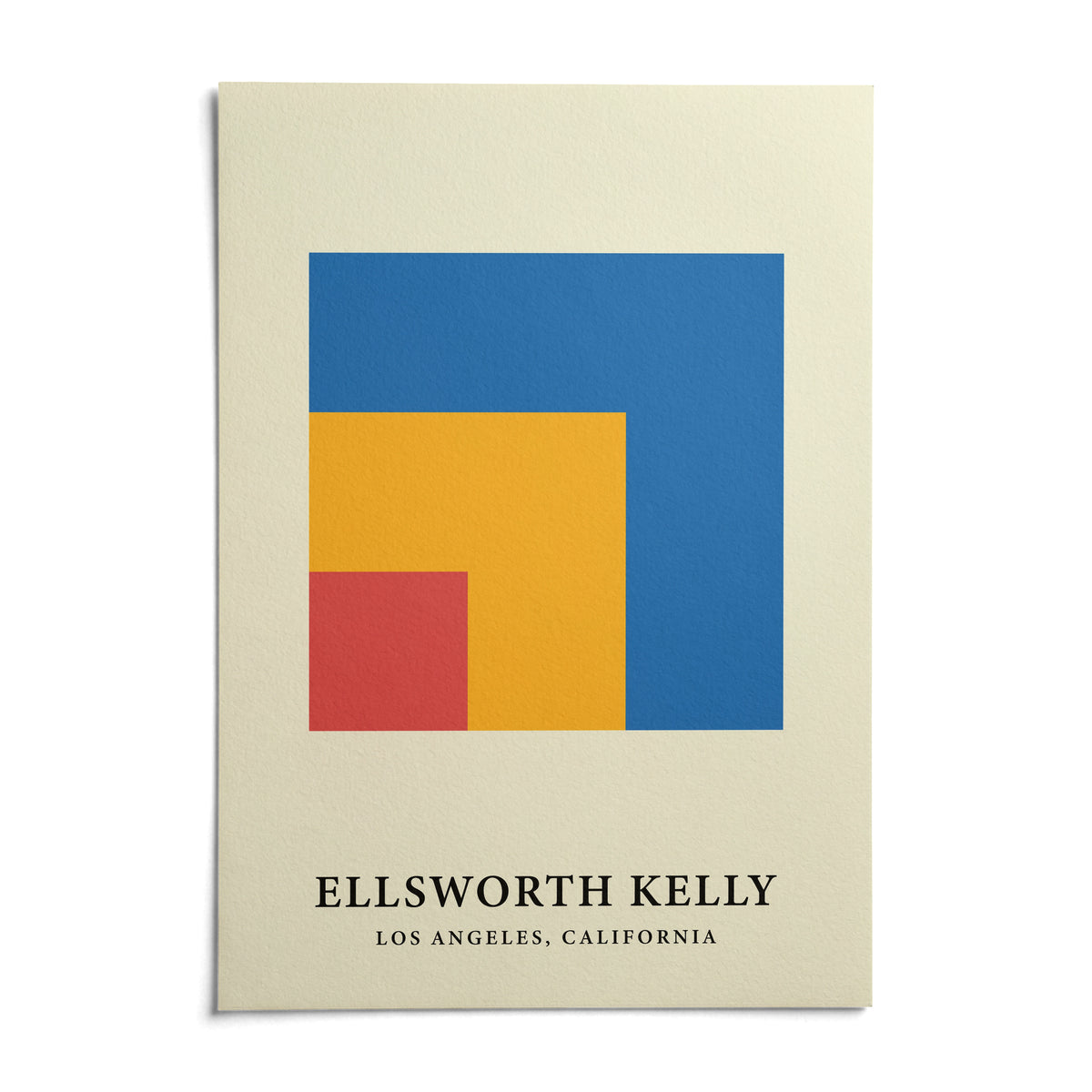 Modern Minimal Wall Art, shown as an unframed paper print on a plain white background