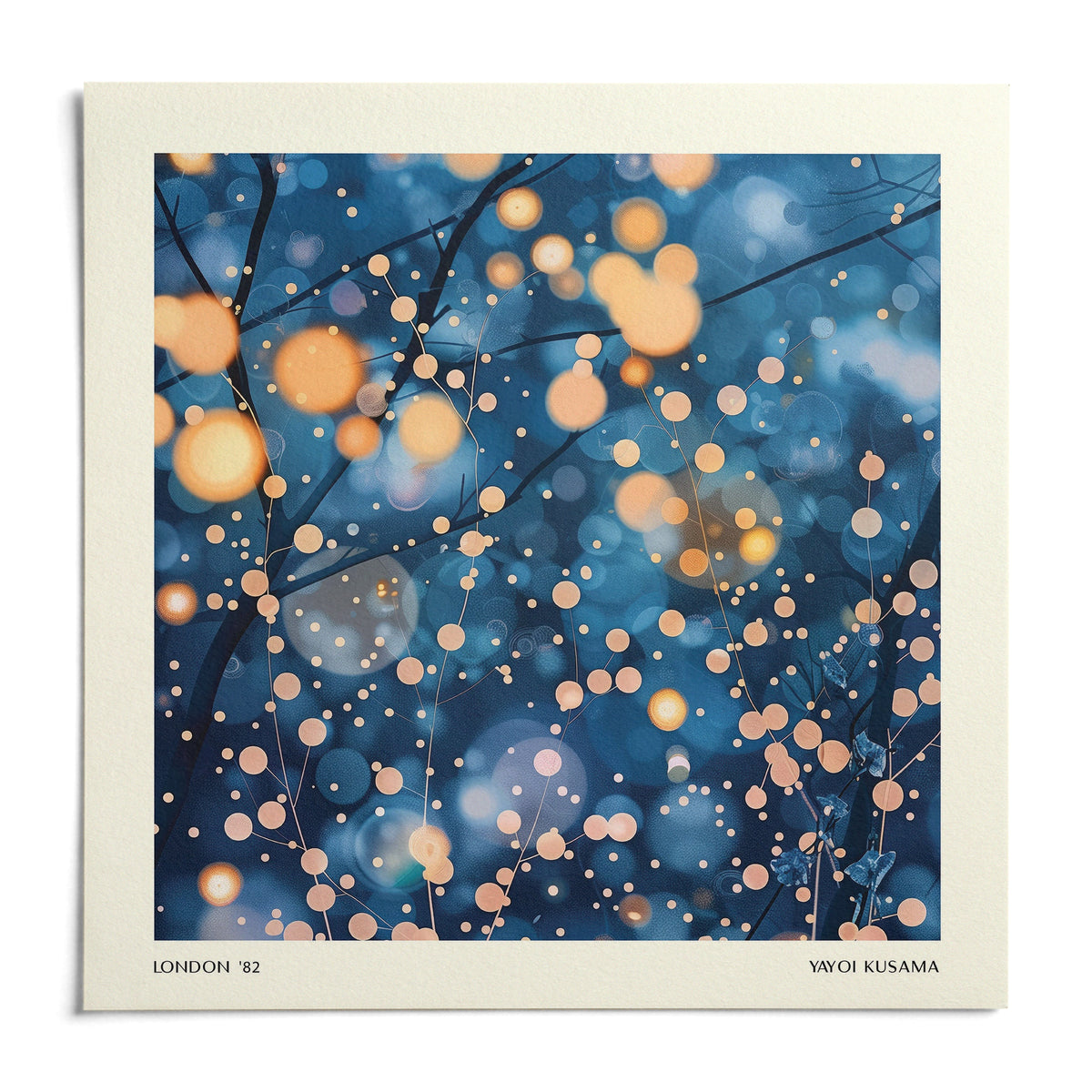 Modern Painting Prints, shown as an unframed paper print on a plain white background