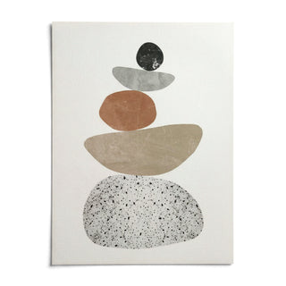 Modern Pebble Print, shown as an unframed paper print on a plain white background