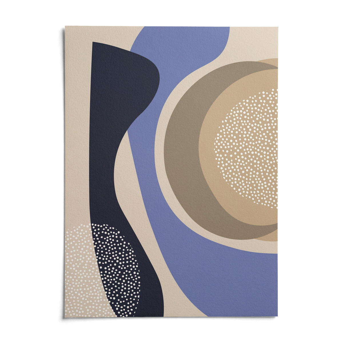 Modern Poster Design, shown as an unframed paper print on a plain white background