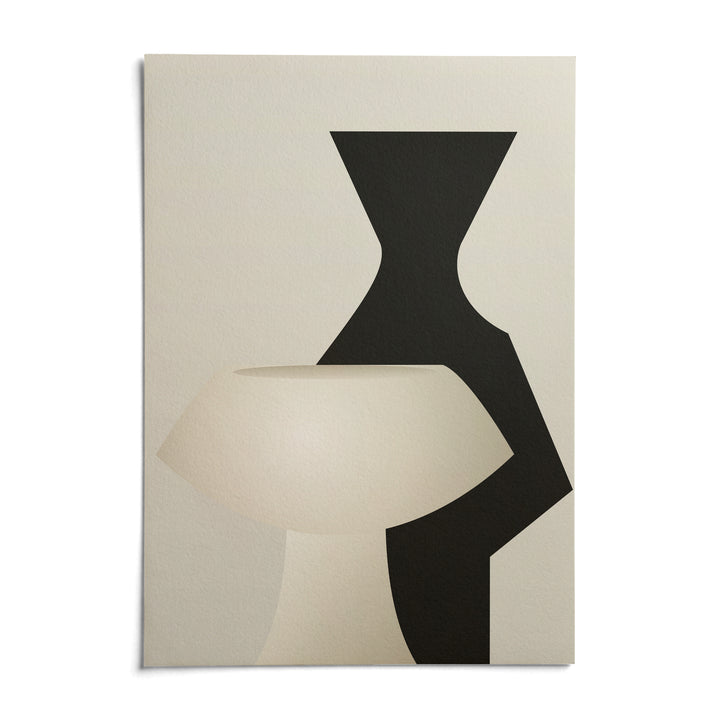 Modern Wall Art, shown as an unframed paper print on a plain white background