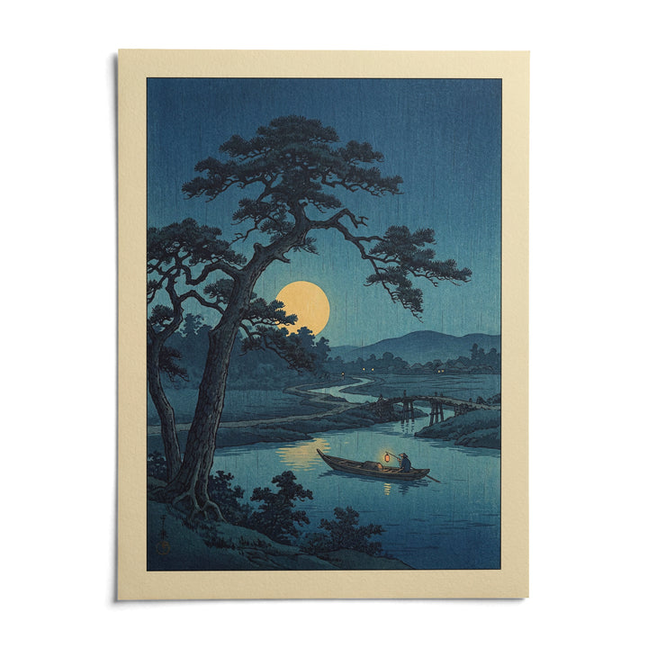 Moonlight Print, shown as an unframed paper print on a plain white background