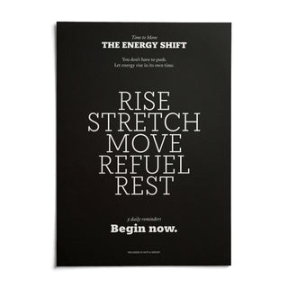 Motivational Posters with Quotes, shown as an unframed paper print on a plain white background