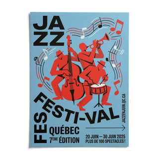 Musical Event Wall Art, shown as an unframed paper print on a plain white background