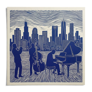 Musician Poster Art, shown as an unframed paper print on a plain white background
