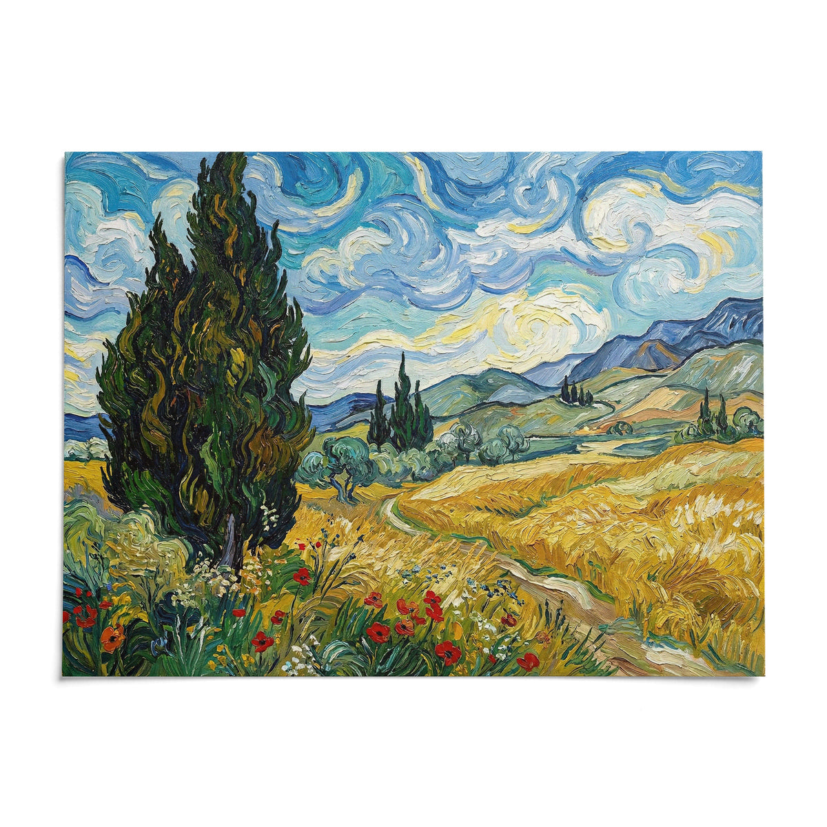 Nature Poster, shown as an unframed paper print on a plain white background