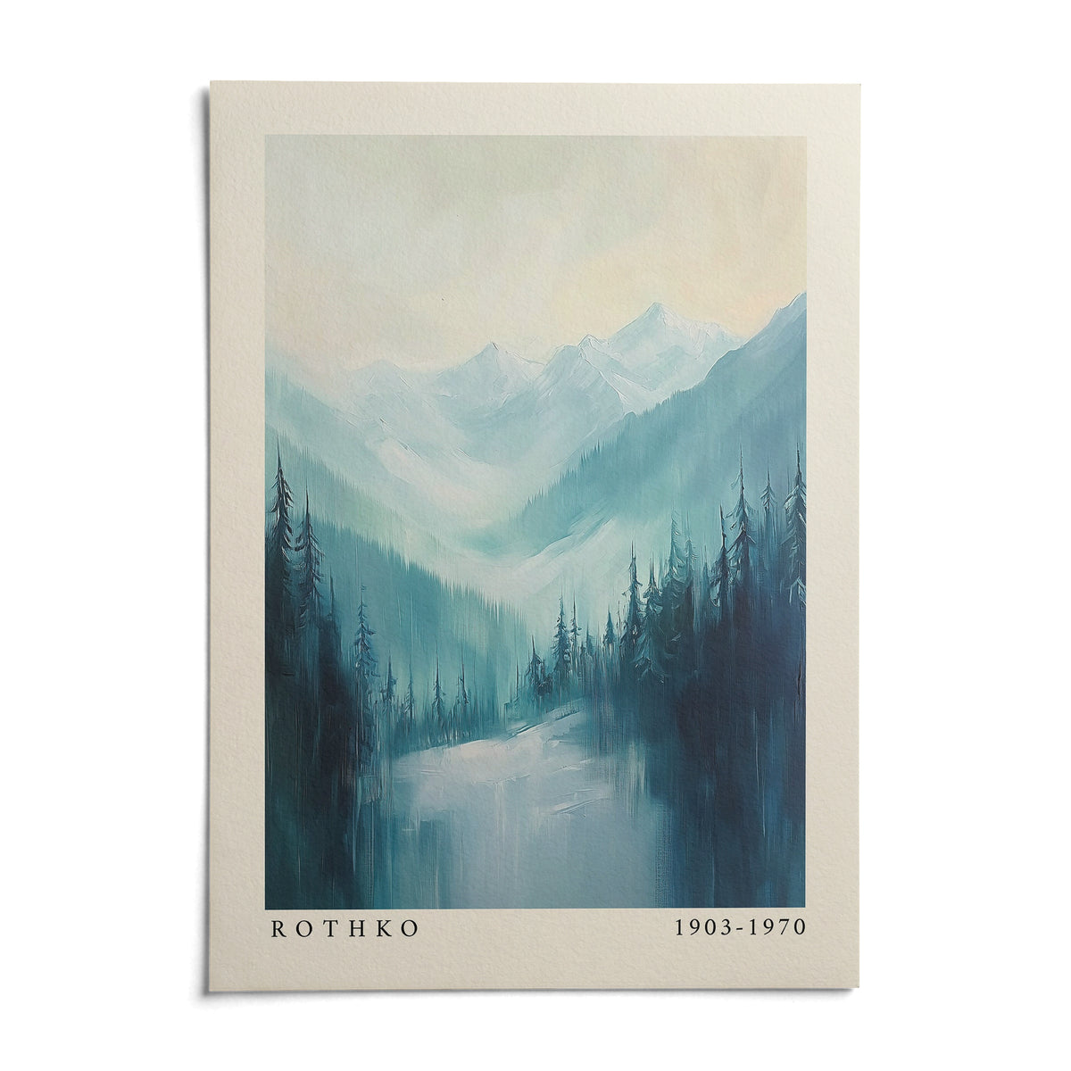 Nature Print, shown as an unframed paper print on a plain white background