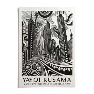 New York Cityscape Wall Art, shown as an unframed paper print on a plain white background