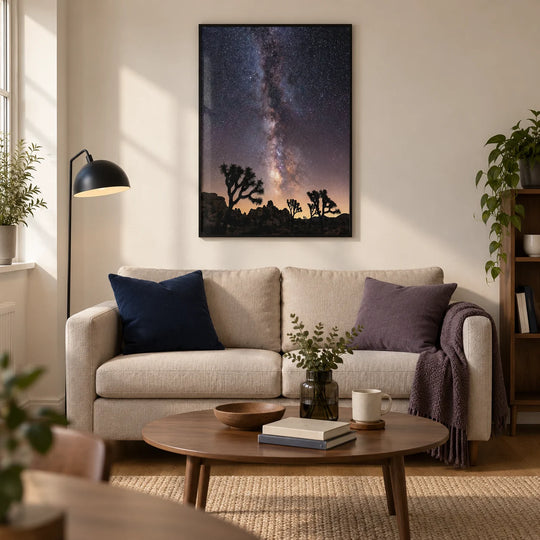 Night Desert Poster