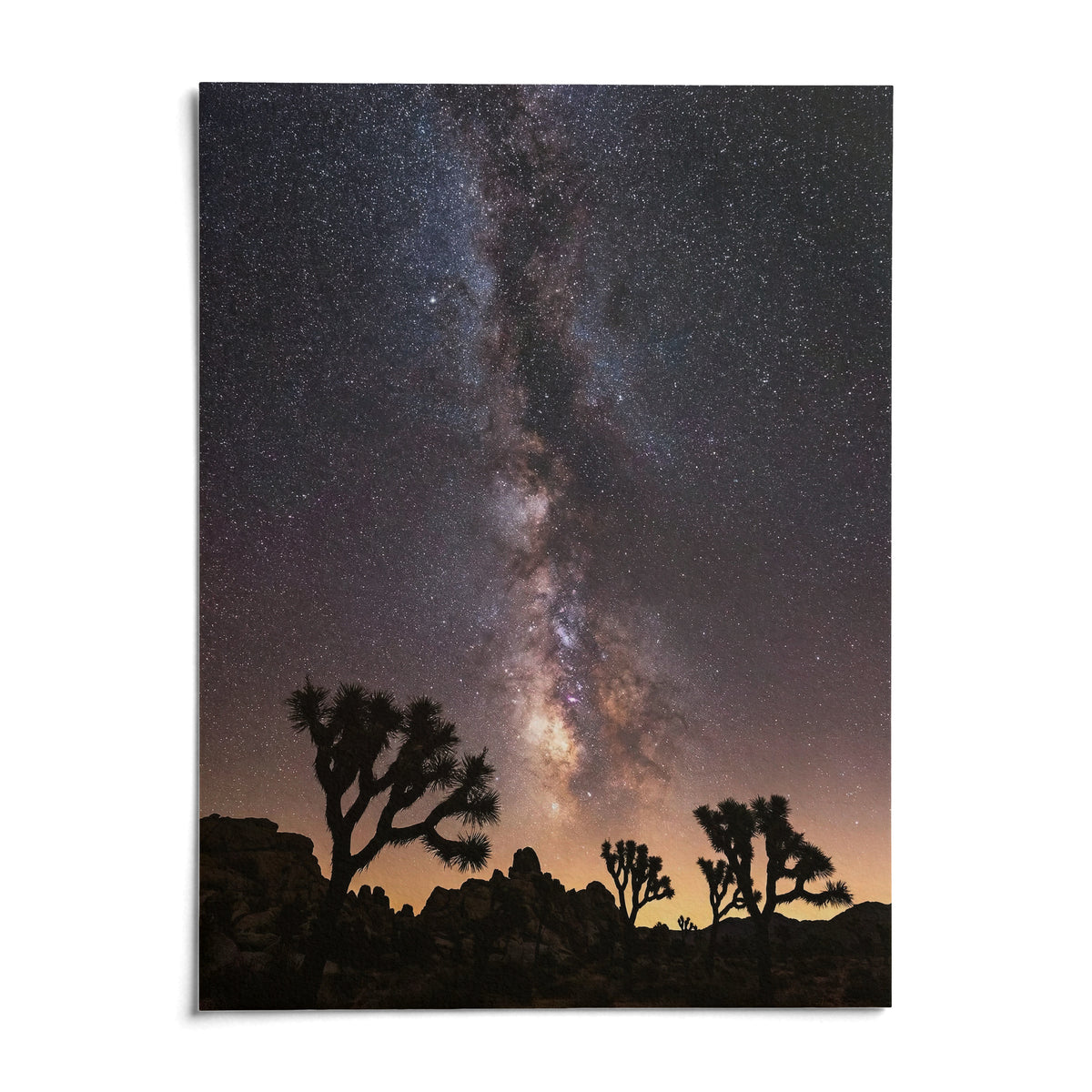 Night Desert Poster, shown as an unframed paper print on a plain white background
